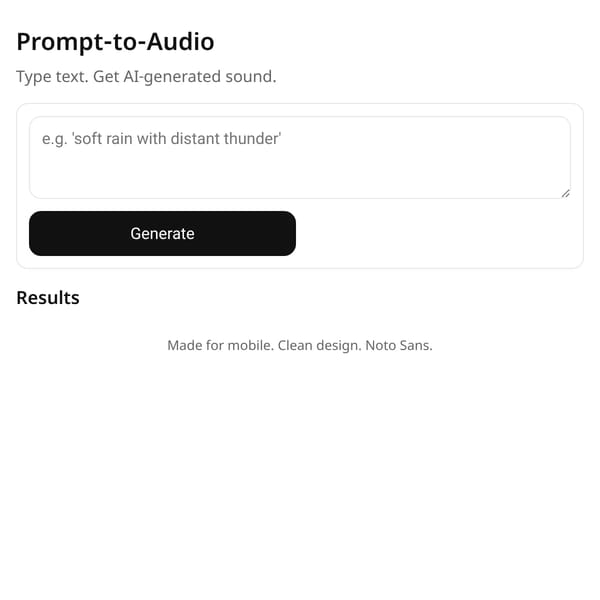 Sound generator (lol)