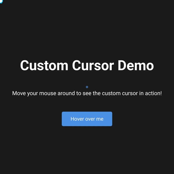 Custom Cursor Template