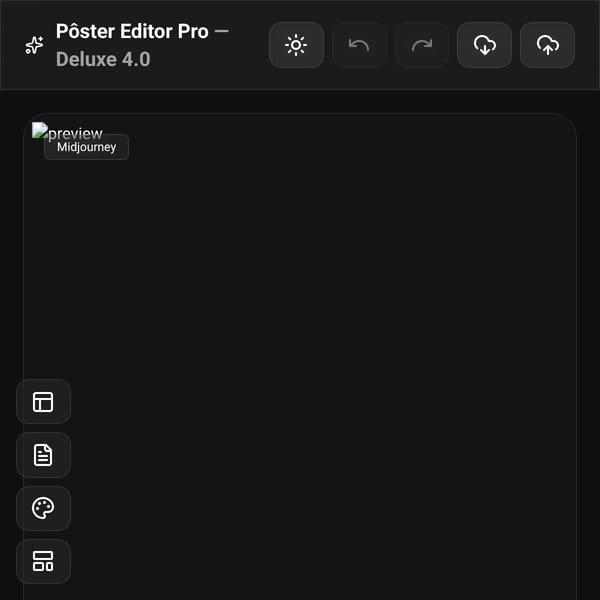 Pôster Editor Pro — Deluxe 4.0 (Offline-safe)