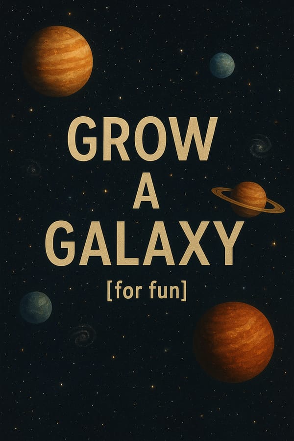 Grow a Galaxy