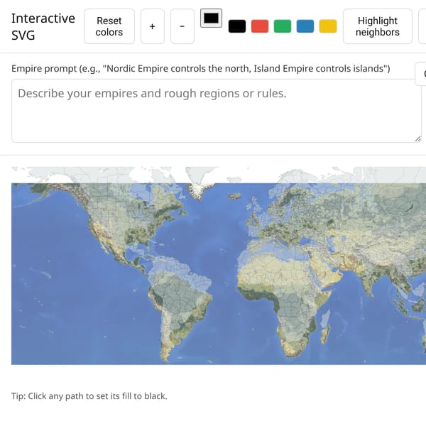 MapChart on Websim Test