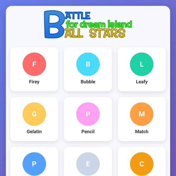 Battle for Dream Island All Stars