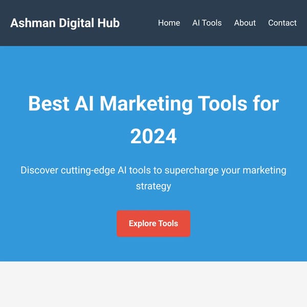 Ashman Digital Hub