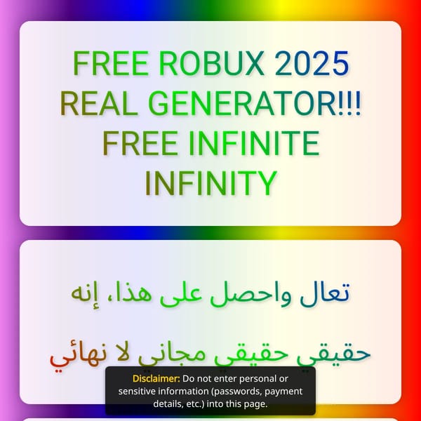 FREE ROBUX 2025 REAL GENERATOR!!! FREE INFINITE INFINITY