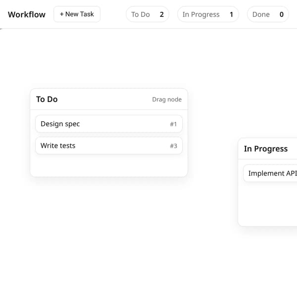 Simple Workflow UI