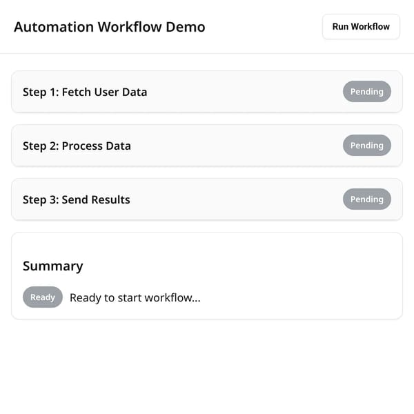 Automation Workflow Demo