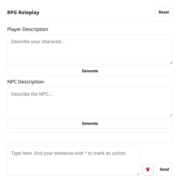 RPG Roleplay Chat