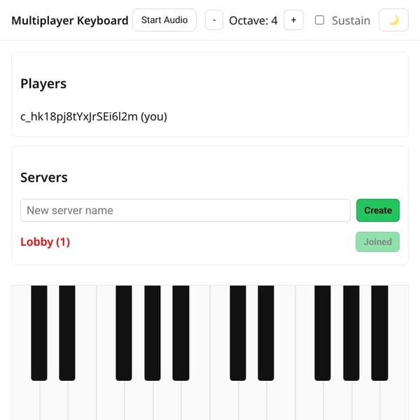 Multiplayer Keyboard