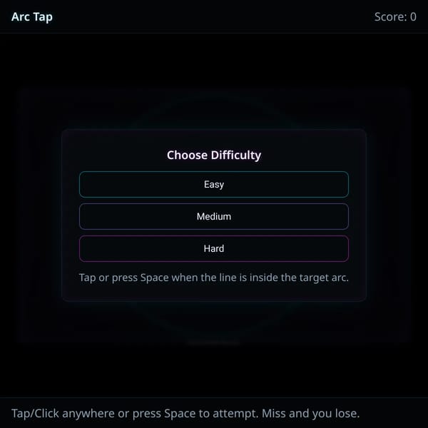Circle Tap Challenge