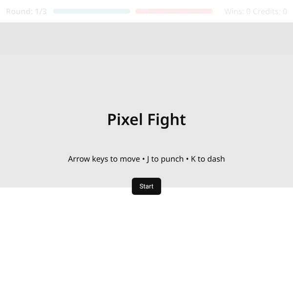 Pixel fight game