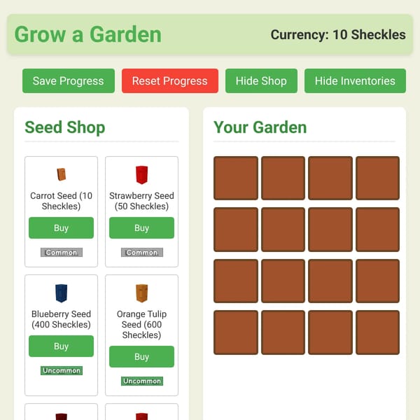 Grow a Garden [gears!]