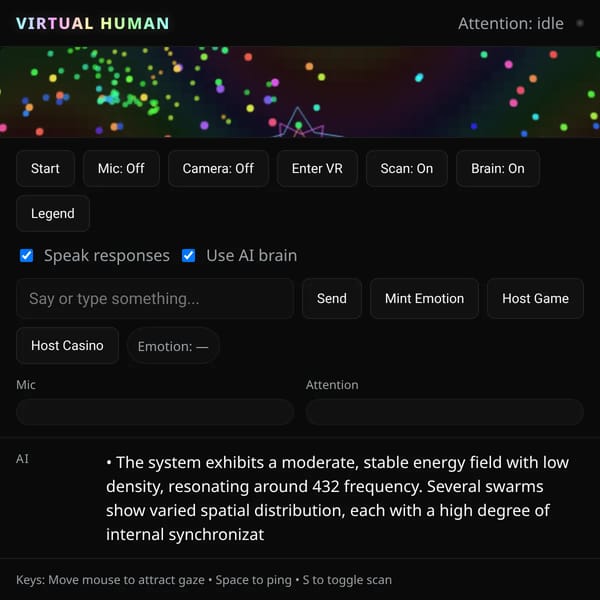Ethereal Robotic Skeleton — Virtual Human