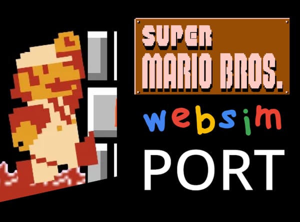 Super Mario bros Websim Port