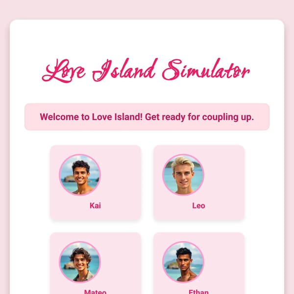 Love Island Simulator