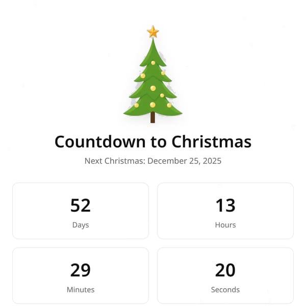 Christmas Countdown