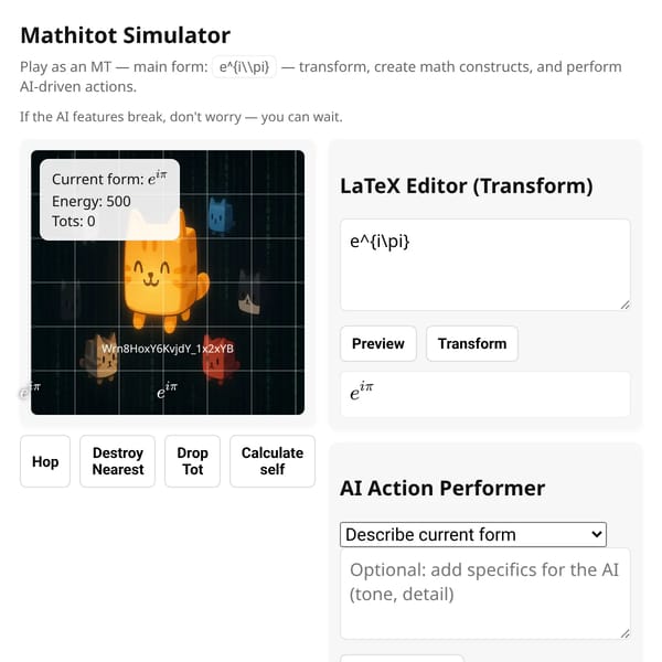 Mathitot Simulator