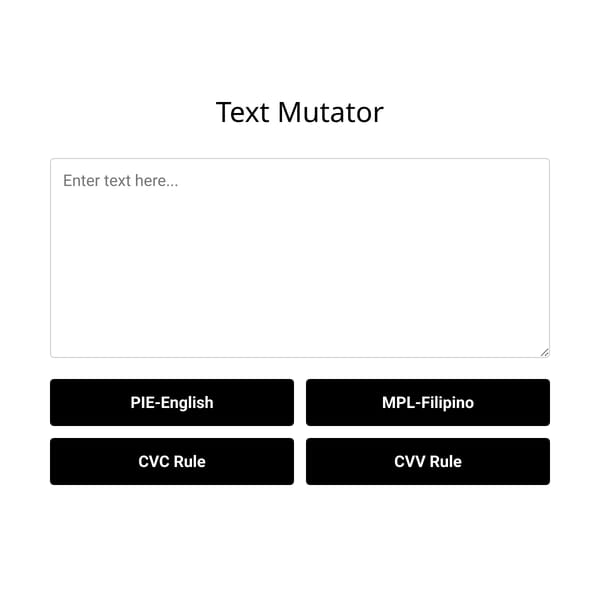 Text Mutator