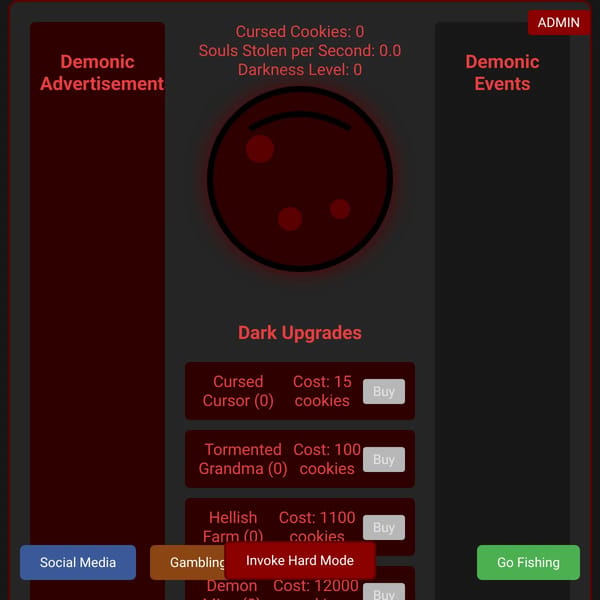 Evil Cookie Clicker