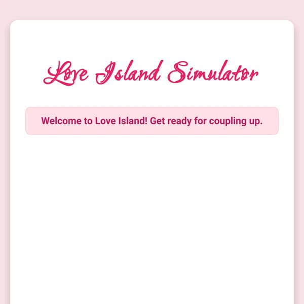 Love Island Simulator