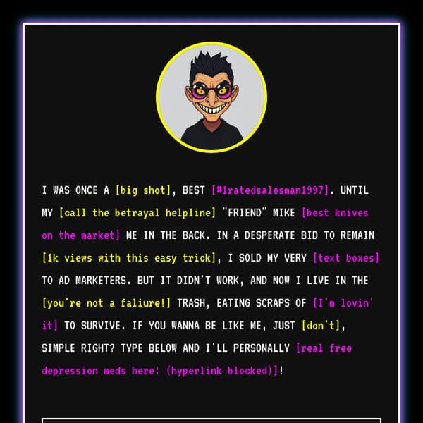 Spamton Text Generator