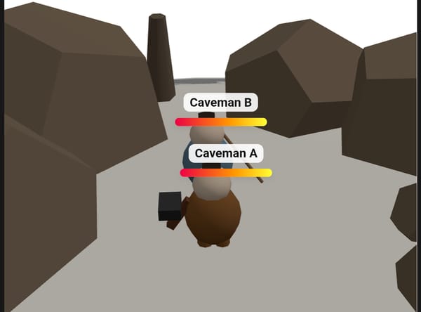 AI Caveman Duel