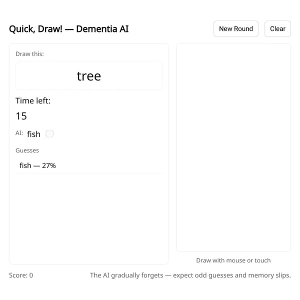Quick, Draw! — Dementia AI
