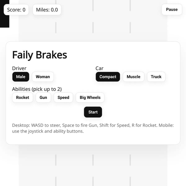 Faily Brakes: Endless Run