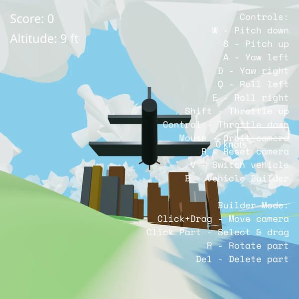 3D Plane Game