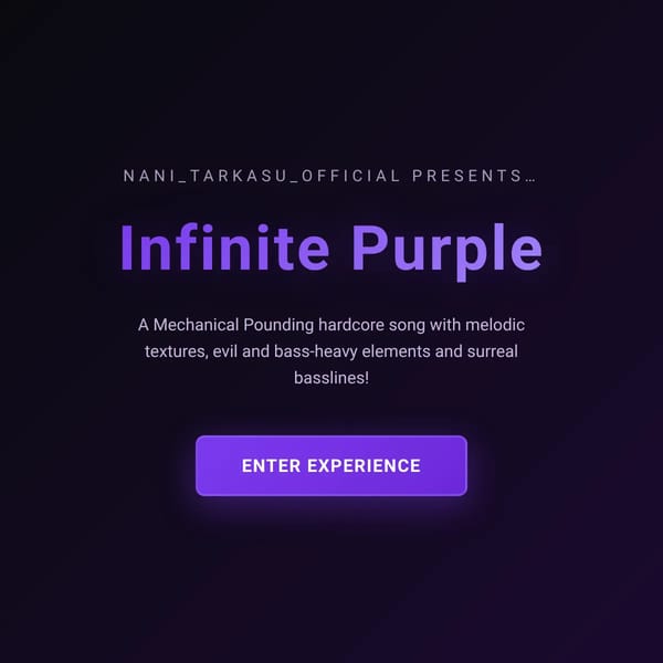 Infinite Purple – Nani Tarkasu Official