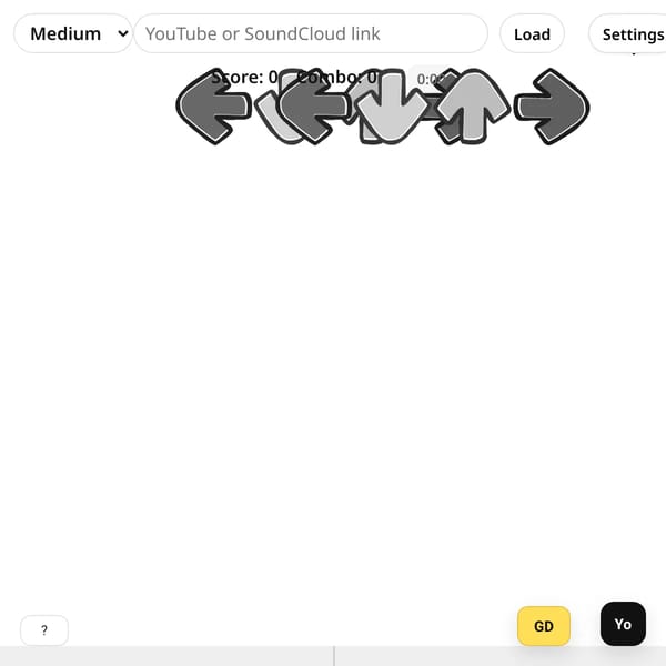 Music Battle Game Interface but my way.