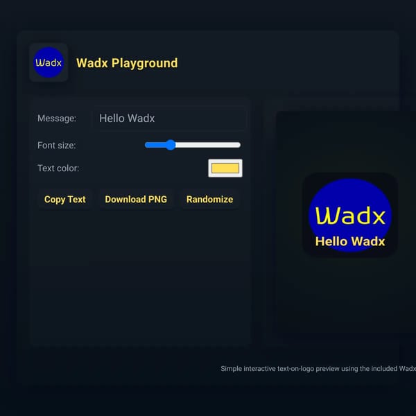 Wadx Playground