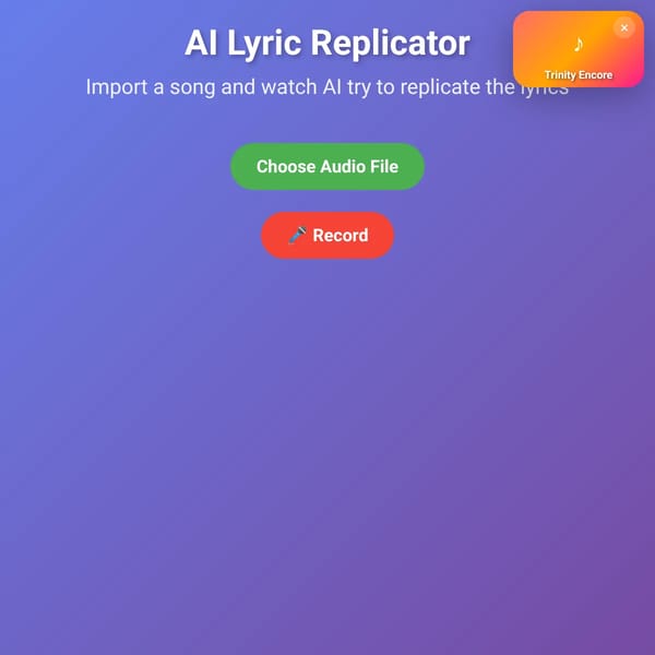 AI Lyric Replicator