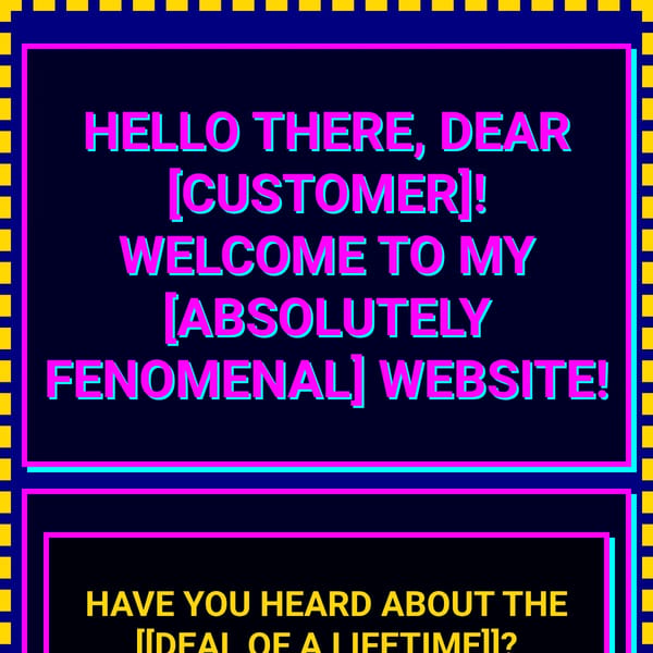 !!! SPAMTON G. SPAMTON'S OFFICIAL [HYPERLINK BLOCKED] WEBSITE !!!