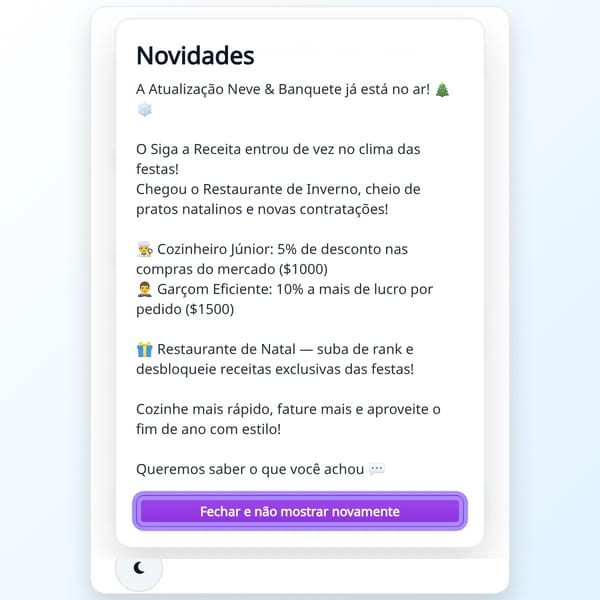 Siga a Receita - Deluxe Chef! v6 (Modular)