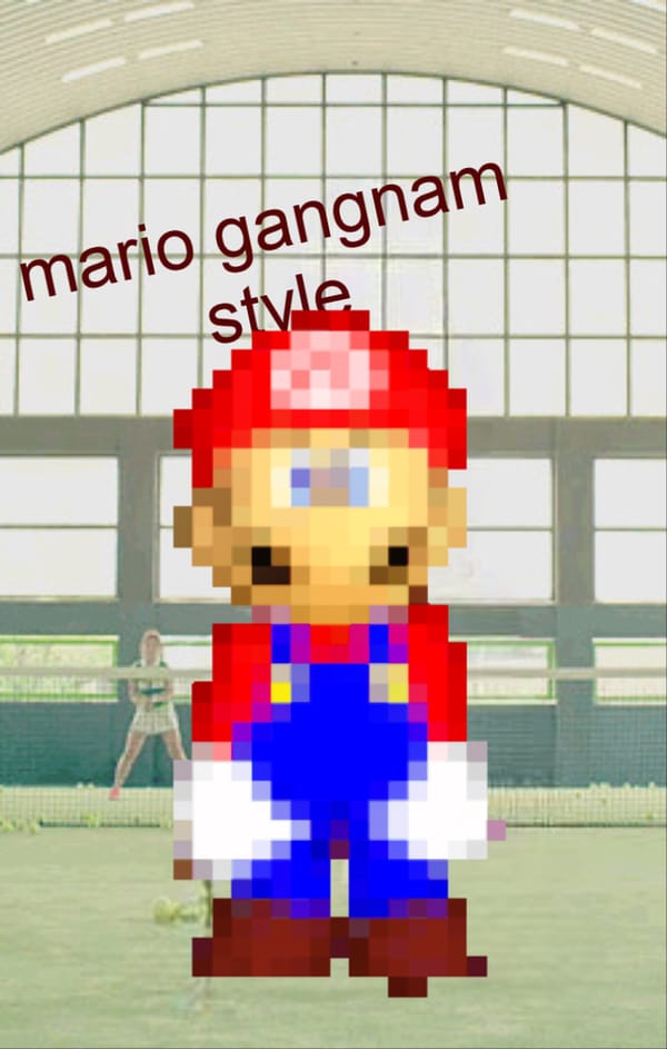 mario gangnam style WIP