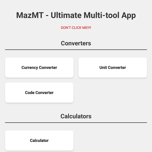 MazMT - Multi-tool App