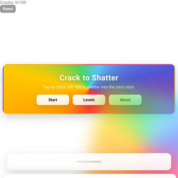 Crack to Shatter