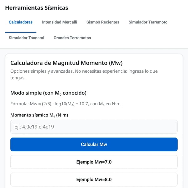 Herramientas Sísmicas