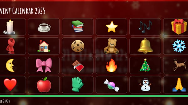 Holiday Credit Giveaway - Advent Calendar