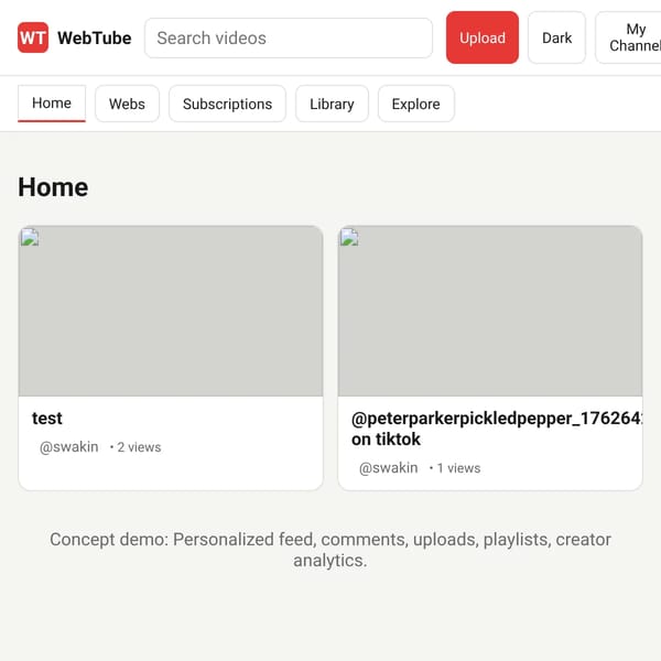 WebTubes