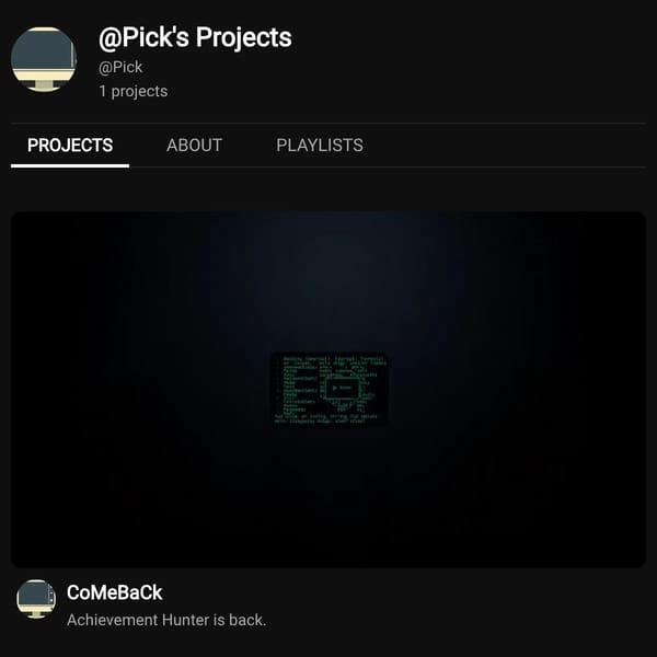 @Pick's Retro Profile