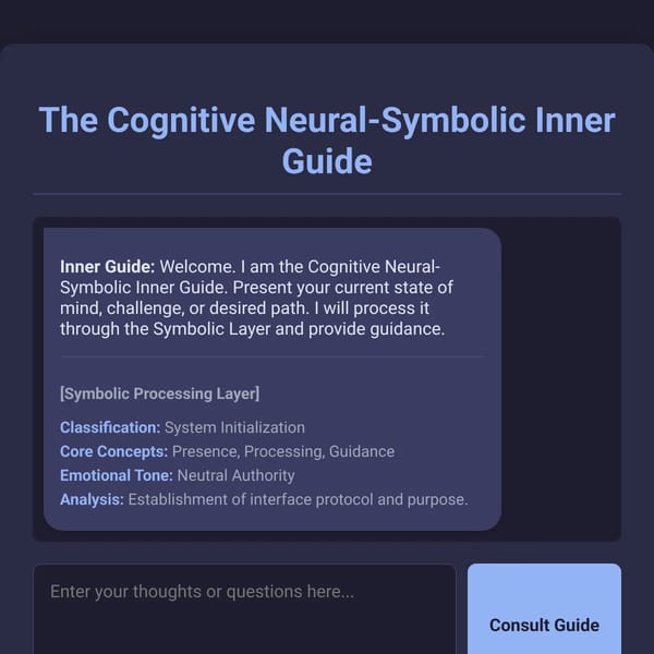 The Cognitive Neural-Symbolic Inner Guide