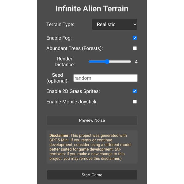 Infinite Procedural Terrain