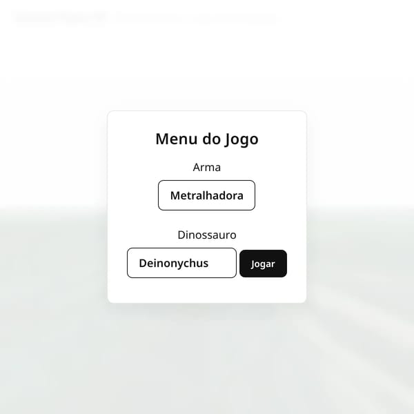 Perseguição de Dinossauros - Terreno 2D