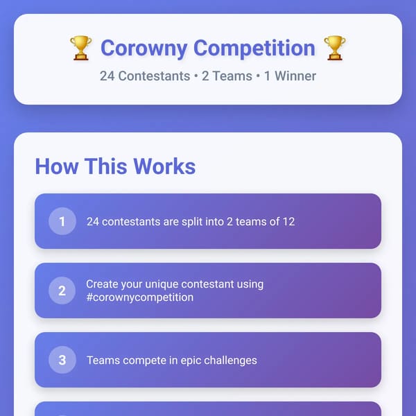 Corowny Competition! 2/24