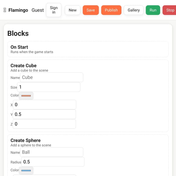Flamingo — Create Games, Animations, Movies