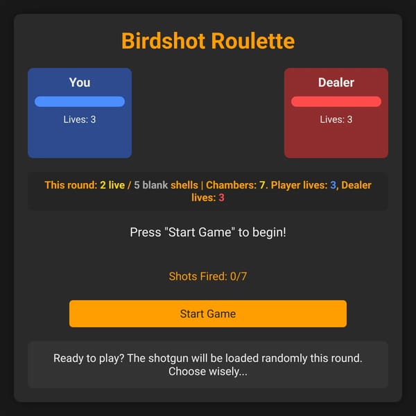 Birdshot Roulette