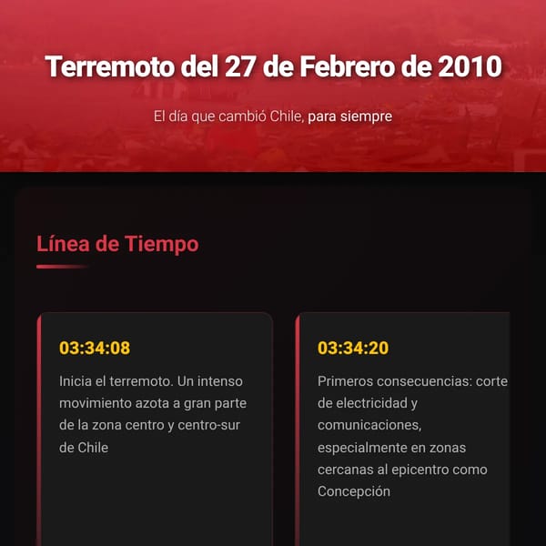 Terremoto del 27 de Febrero de 2010 - Chile