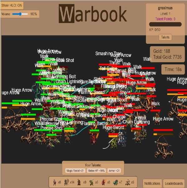 Warbook - MMO Strategy Game