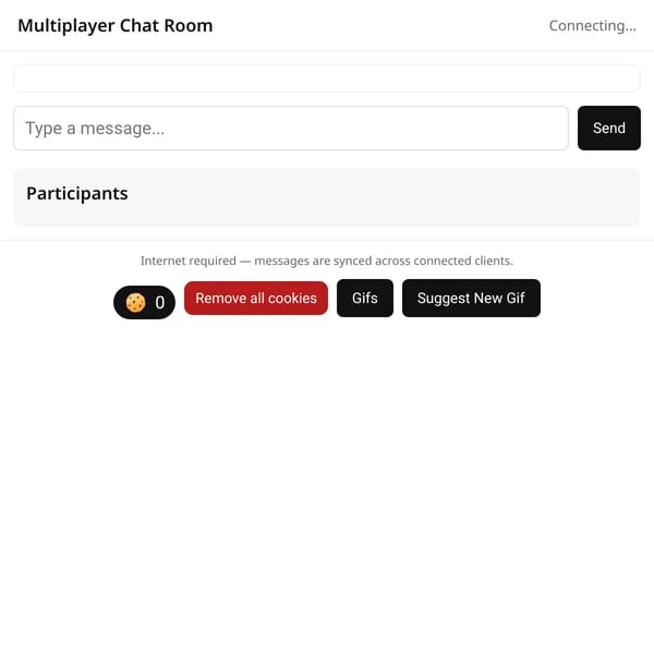 Multiplayer Chat Room (GIF ALPHA TESTING)